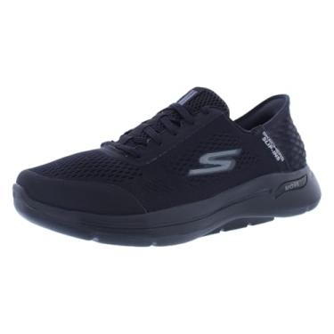Imagem de Skechers Tênis masculino Go Walk Arch Fit Simplicity Wide, Preto, 7.5 Wide