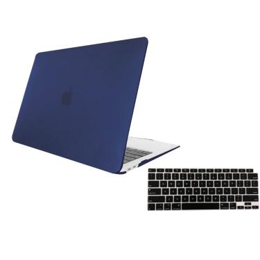 Imagem de Kit Capa Case Compativel Macbook air 13 A1466 / A1369 cor azmf + Pelicula de Teclado