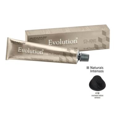 Imagem de Alfaparf Evolution 4NI Castanho Médio Intenso Coloração Permanente 60ml