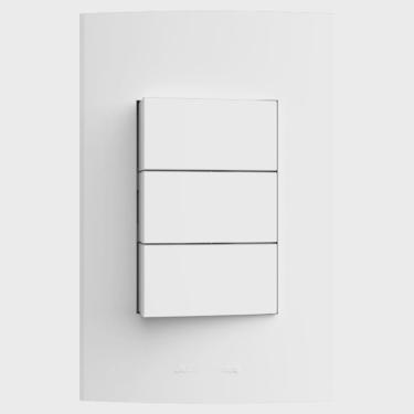 Imagem de Conjunto 2 Interruptores Simples + 1 Interruptor Paralelo 10A 250V com Placa 4x2 Inova Pro Alumbra