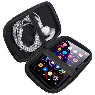 Imagem de Capa compatível com MECHEN H11 Pro MP3 Player, capa protetora Lamshaw durável de EVA, à prova de choque e leve, compatível com MP3 Player MECHEN H11 Pro de 5 polegadas (preto)