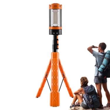 Imagem de Lanterna LED Para Camping,Lanterna De Exterior Com Tripé | Iluminação Recarregável 10000mAh Impermeável Para Piqueniques E Caminhadas Com Base Ajustável
