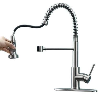 Imagem de Torneira Goumert Cozinha Monocomando Agua Quente Fria Misturador Exten