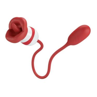 Imagem de Vibrador Duplo Aliyah com Língua Estimuladora e Bullet Prazer Versátil Orgasmo Intenso