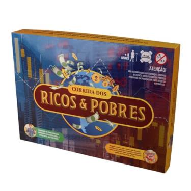 Imagem de Jogo de Tabuleiro Corrida dos Ricos & Pobres - Jogo de Educação Financeira para Escolas e Família. Crianças a partir de 8 anos