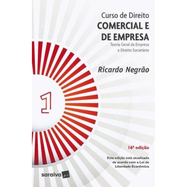 Imagem de Livro - Curso de Direito Comercial e de Empresa - Vol. 1 - 16ª Edição 