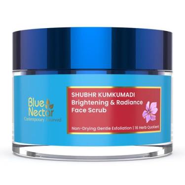 Imagem de Esfoliante facial com néctar azul, esfoliante, creme para remoção de b