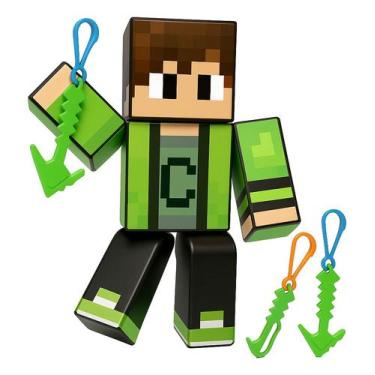 Imagem de Boneco cadres articulado Minecraft Edição Colecionável bloco - ALGAZAR
