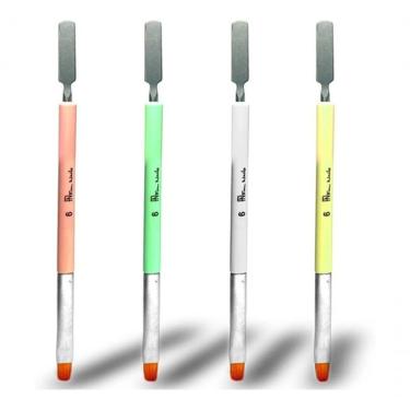 Imagem de Pincel Espátula Polygel 2 Em 1 Unhas Alongamento Salão Fn