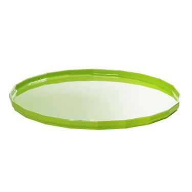 Imagem de Bandeja Elegance Redonda Aro 30 Verde Em Polipropileno Linha Tropical Vem