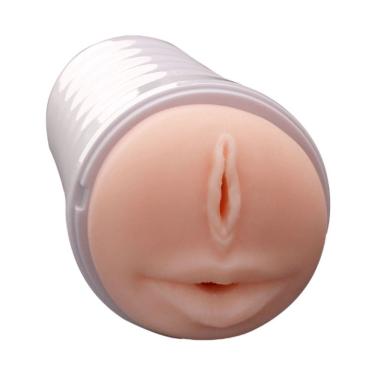 Imagem de Masturbador Com Dois Orificios Recarregavel - Lovetoys - Bege