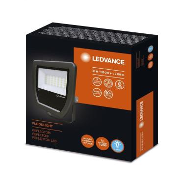 Imagem de Refletor Led 30w Floodlight Leadvance Preto - 5000k