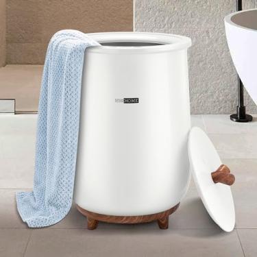 Imagem de VIVOHOME Aquecedor De Toalhas 20L Para Banheiro, Balde Grande Com Função Manter Aquecido, 4 Temporizadores E 3 Configurações Temperatura, Adequado Grandes, Cobertores Roupões Banho