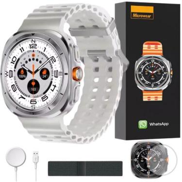 Imagem de Smartwatch Smart Ultra Responde Whats Relógio 47mm GPS 2 Pulseiras - 0