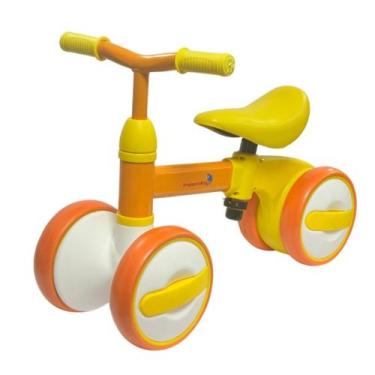 Imagem de Bicicleta De Equilíbrio 4 Rodas Infantil Sem Pedal Andador Bebê Cor Am
