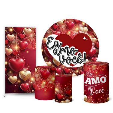 Imagem de Trio Capa Cilindro + Painel + Lateral Dia dos Namorados - Fadrix, K2DN