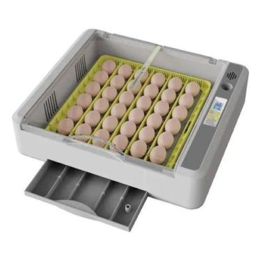 Imagem de Chocadeira 36 Ovos Temper E Umidade Digital + Ovoscópio 110V - Wonegg