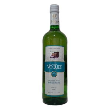 Imagem de Vinho vo luiz branco de mesa suave uva niagara garrafa vidro 750ml - V