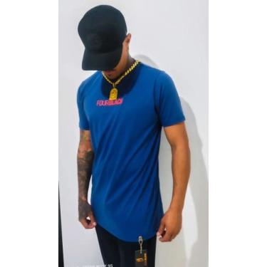 Imagem de Camiseta longline ASSAS - FOURBLACK , Branco, P