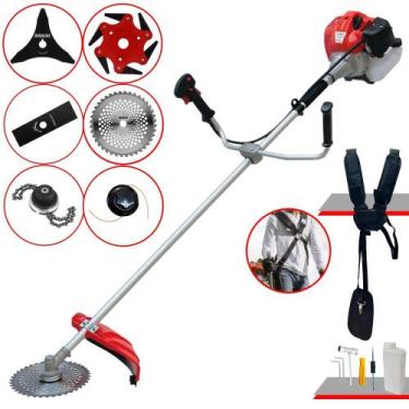 Imagem de Máquina de Cortar Grama À Gasolina Anmax CG430P TB 2T 43cc 2HP Roçadei