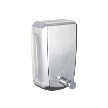 Imagem de Dispenser Sabonete Líquido Alcool Gel Saboneteira em Aço Inox Escovado