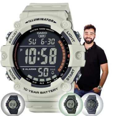 Imagem de Relógio de Pulso Masculino Casio Grande Digital Esportivo Prova Dágua 