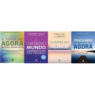 Imagem de Kit 4 Livros Eckhart Tolle Poder Do Agora Novo Mundo Silencio -  