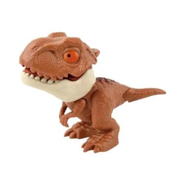 Imagem de Brinquedo Criativo de Dinossauros de Dedo para Crianças - Triceratops 