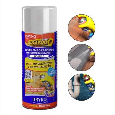 Imagem de Borracha Liquida Impermeabilizante Spray 400 ml Dryko kit - Drykoprime