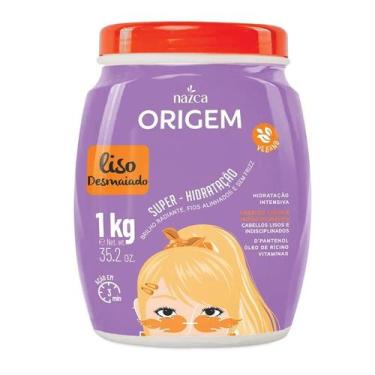 Imagem de Creme para pentear nazca origem liso desmaiado 2 em 1 1kg