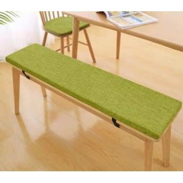 Imagem de Almofadas de banco 1 Ps Tecido impermeável, almofada de assento para janela de sacada, almofadas de cadeira antiderrapante para sofá de varanda de balanço de jardim interno/externo (tamanho: 130 x 35