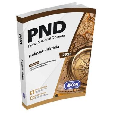 Imagem de Apostila PND 2025 CNU Professores Professor História - Apcon