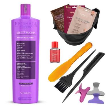Imagem de Escova Progressiva Capilar Select One Blond 1l + Brindes - PROHALL