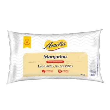 Imagem de Margarina Uso Geral 80% sem Sal Amélia 1,01Kg