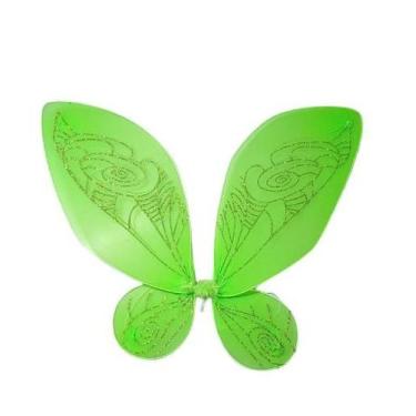 Imagem de Asa Borboleta Infantil Verde Sininho - Festas e Fantasias