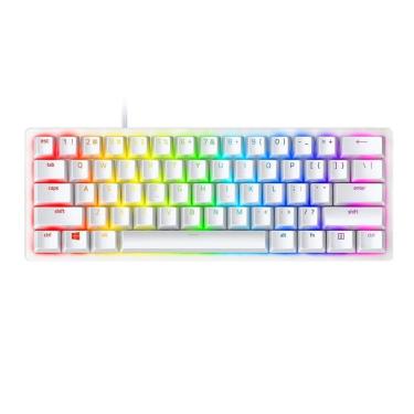 Imagem de Teclado Gamer Razer Óptico-Mecânico Huntsman Mini, Mercury White, Chroma, Switch Red, US-Unissex