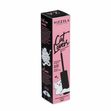 Imagem de Delineador Líquido Vizzela Cat Lovers Ultra Black Cor Preta 4ml