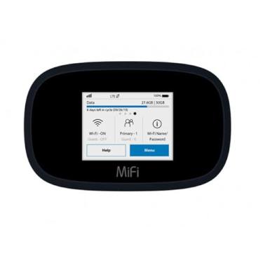 Imagem de Inseego MiFi 8000 4G LTE Advance Mobile Hotspot WiFi 5-802.11ac/nbg, | Tela colorida de 6.1 cm | Dispositivo LTE de bolso WiFi de alta velocidade para pessoal, roaming, viagens, trabalho remoto