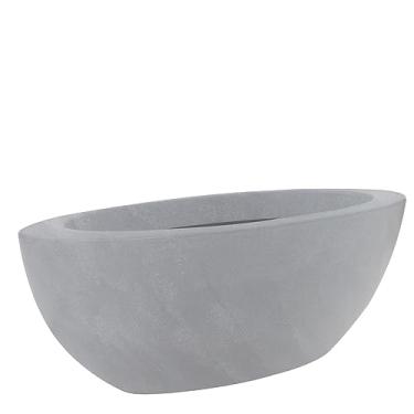 Imagem de Floreira Verona Oval 80 X 22 Cm Antique Cimento