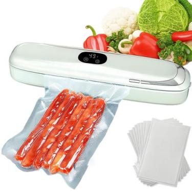 Imagem de Maquina Seladora Embaladora De Alimentos A Vácuo Com Timer Digital 10 