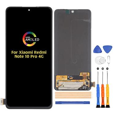 Imagem de (OLED para Xiaomi Redmi Note 10 Pro 4G/Redmi Note 10 Pro Max/Redmi Note 10 Pro Display LCD (não original) Kits de reparo de montagem completa para digitalizador de tela sensível ao toque, com