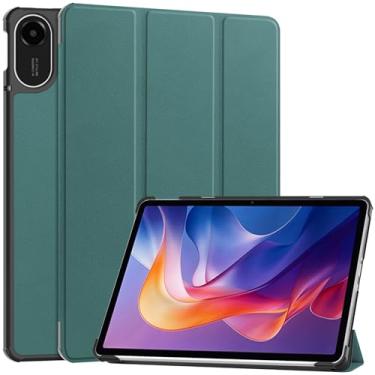 Imagem de Capa inteligente para Xiaomi Redmi Pad 2 11 polegadas 2025, capa inteligente com suporte de três dobras leve Ratesell com função despertar/hibernar automática para Xiaomi Redmi Pad 2 11 polegadas
