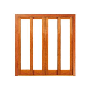 Imagem de Porta de Correr Panorâmica Reta - Madeira Maciça - Angelim