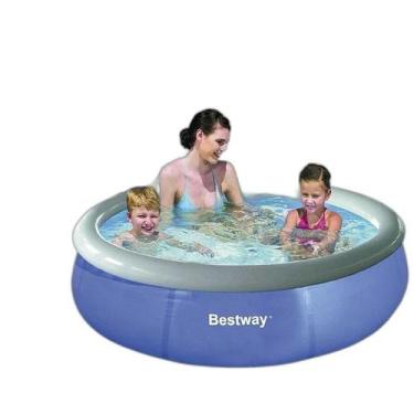Imagem de Piscina Infantil 1000L Borda Inflável Verão Bestway Fast Set - Best Wa
