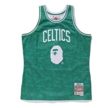 Imagem de Regata Boston Celtics BAPE x Mitchell & Ness (BAPE 93) - Masculina -Masculino