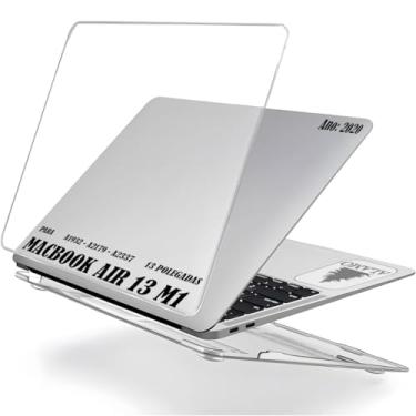 Imagem de Capa Case Capinha para MacBook Air 13 polegadas, M1 versão ano 2018 a 2020 modelo A2337 / A2179/ A1932 Slim em Acrílico transparente resistente - Alamo