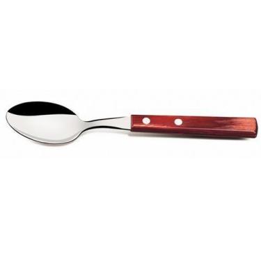 Imagem de Kit 3 Colher de Mesa Inox Polywood Vermelha - Tramontina
