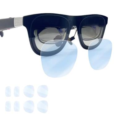 Imagem de Harlafou Pacote com 2 películas protetoras para lentes antiarranhões compatíveis com óculos XREAL One XREAL Air 2 Pro AR, HD transparente (para Xreal One)