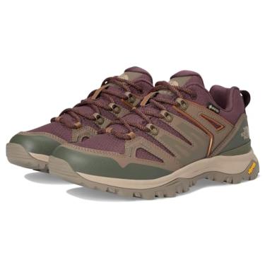 Imagem de The North Face Tênis de caminhada feminino Hedgehog Gore-tex | Impermeável, Acolchoado, Sola de Borracha e Salto Flexível, Quartzo tawny/verde acinzentado, 34