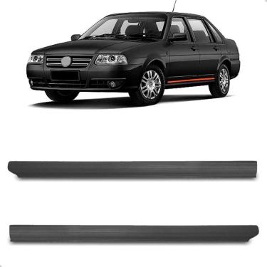 Imagem de Par Soleira Para Vw Santana 2000 A 2006 Dianteira 4 Portas